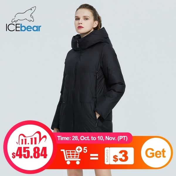 icebear new product women's parka windproof and warm casual women's cotton-padded jacket fashionable hooded coat gwd20129d 201103, Black
icebear new product women's parka windproof and warm casual women's cotton-padded jacket fashionable hooded coat gwd20129d 201103, Black