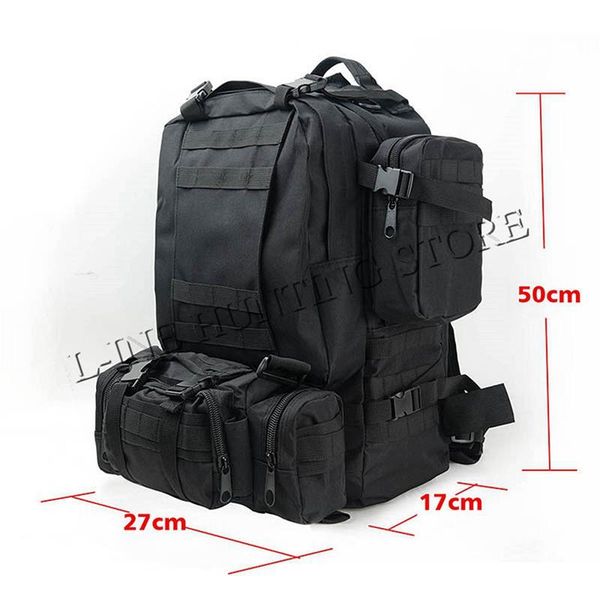 50l outdoor molle tactical bag rucksack backpacks vintage hiking camping gear camouflage water resistant bags 600d
50l outdoor molle tactical bag rucksack backpacks vintage hiking camping gear camouflage water resistant bags 600d