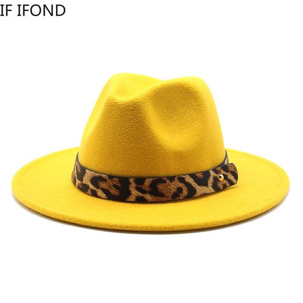 wide brim hats 2021 fashion wool fedoras for women felt hat leopard elegant panama sombrero jazz cap, Blue;gray
wide brim hats 2021 fashion wool fedoras for women felt hat leopard elegant panama sombrero jazz cap, Blue;gray