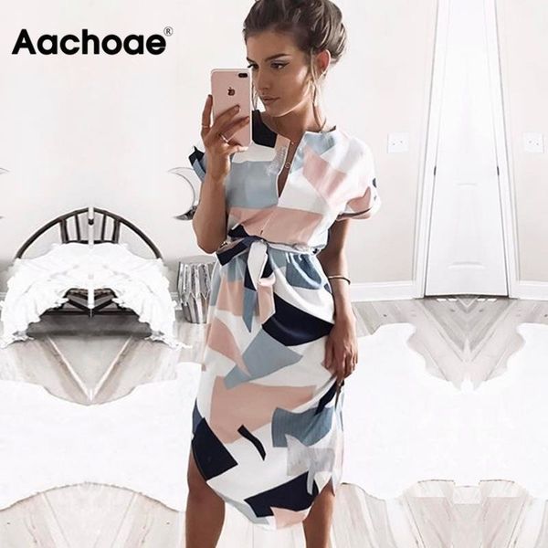 women midi party dresses geometric print summer boho beach dress loose batwing sleeve dress vestidos plus size y200101, White;black
women midi party dresses geometric print summer boho beach dress loose batwing sleeve dress vestidos plus size y200101, White;black
