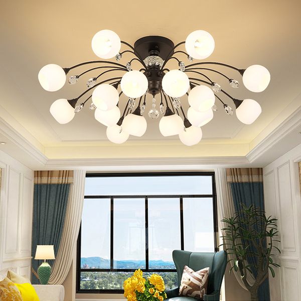 nordic minimalist led ceiling lights postmodern living room bedroom decoration crystal ceiling light creative dining retro lamps
nordic minimalist led ceiling lights postmodern living room bedroom decoration crystal ceiling light creative dining retro lamps
