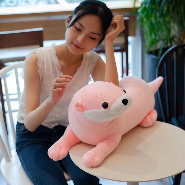 1pc 40/60/80cm lovely otter plush toys stuffed realistic wild animal dolls soft sloth pillow christmas room decor gift for kids q1219
1pc 40/60/80cm lovely otter plush toys stuffed realistic wild animal dolls soft sloth pillow christmas room decor gift for kids q1219