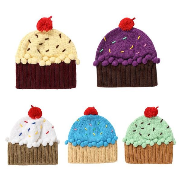 toddler kids cute contrast color cupcake shaped knitted hat with pompom ball boys girls outdoor winter warm beanie cap for 2xpd, Blue;gray
toddler kids cute contrast color cupcake shaped knitted hat with pompom ball boys girls outdoor winter warm beanie cap for 2xpd, Blue;gray