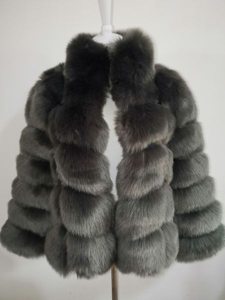 new winter imported fox fur coat female temperament warm womens plus size fashions faux fur coat three quarter sleeve coat 201212, Black
new winter imported fox fur coat female temperament warm womens plus size fashions faux fur coat three quarter sleeve coat 201212, Black