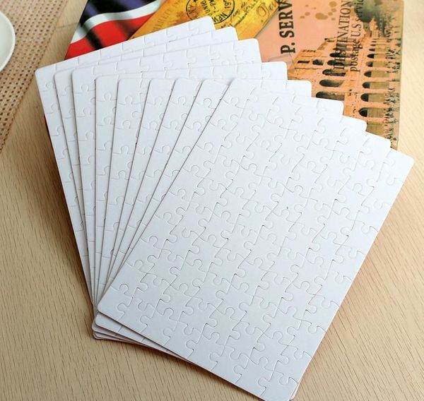 a4 blank sublimation jigsaw puzzle 120 pieces heat press thermal transfer crafts diy white puzzles for sublimation p printing gift 
a4 blank sublimation jigsaw puzzle 120 pieces heat press thermal transfer crafts diy white puzzles for sublimation p printing gift