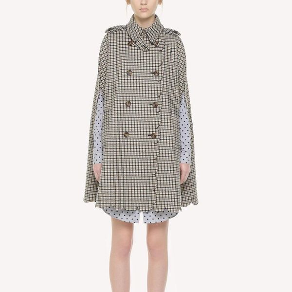 2020 button pockets limited sobretudo abrigo mujer winter coat new wave double-breasted cloak loose houndstooth wool long woman, Black
2020 button pockets limited sobretudo abrigo mujer winter coat new wave double-breasted cloak loose houndstooth wool long woman, Black