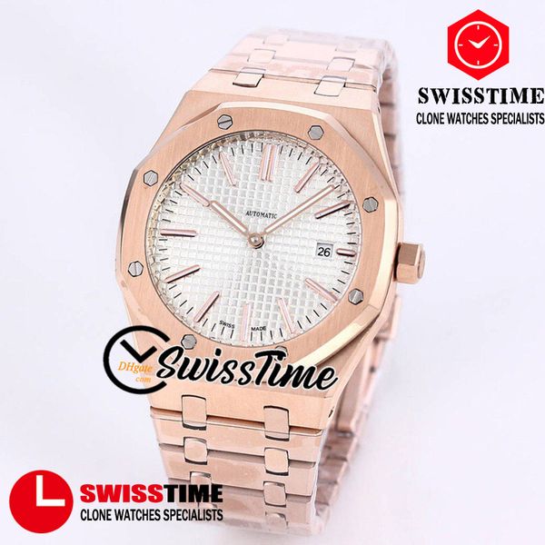 sale new 41mm jumbo 15202 a2813 automatic mens watch white silver dial 316l rose gold case bracelet luxury sport watches swisstime a18d, Slivery;brown
sale new 41mm jumbo 15202 a2813 automatic mens watch white silver dial 316l rose gold case bracelet luxury sport watches swisstime a18d, Slivery;brown