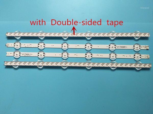 4pcs led backlight strip for lg 49'' tv 6916l-2862a 6916l-2863a v17 49 r1+l1 art3 49uj670v-zd 49uj651v lc490dgg()(md)1
4pcs led backlight strip for lg 49'' tv 6916l-2862a 6916l-2863a v17 49 r1+l1 art3 49uj670v-zd 49uj651v lc490dgg()(md)1