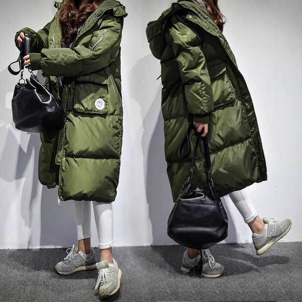 for winter coats parka 2020 white duck down parkas long casual woman thick hood loose women's jackets plus size hj479 8vzm, Black
for winter coats parka 2020 white duck down parkas long casual woman thick hood loose women's jackets plus size hj479 8vzm, Black