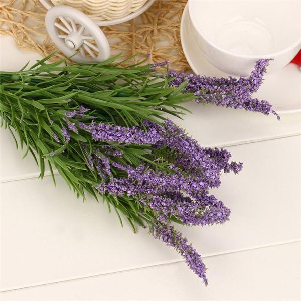 1 bouquet artificial flower lavender with green leaf plastic fake floral lavenders bush party home decoration romantic #bl51
1 bouquet artificial flower lavender with green leaf plastic fake floral lavenders bush party home decoration romantic #bl51