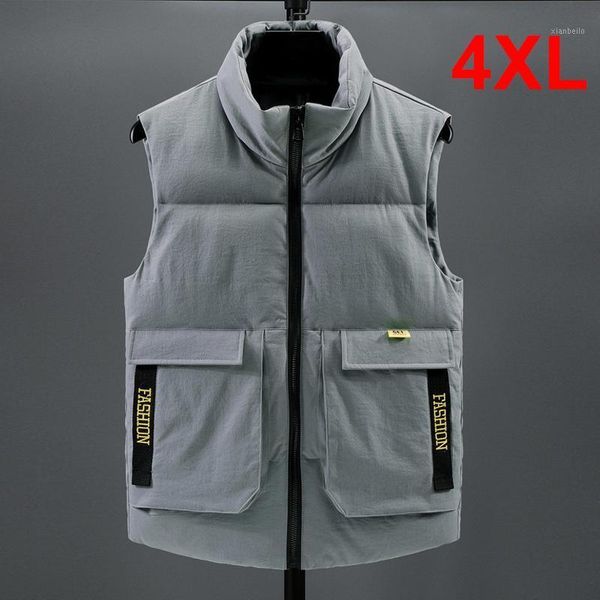 new 2020 winter thick vest men casual fashion vests thick sleeveless jacket coats male waistcoat solid color pocket hx5231, Black;white
new 2020 winter thick vest men casual fashion vests thick sleeveless jacket coats male waistcoat solid color pocket hx5231, Black;white