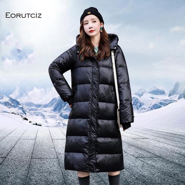 women's down & parkas eorutciz winter long coat women warm hoodie jacket autumn vintage slim casual oversize lm576, Black
women's down & parkas eorutciz winter long coat women warm hoodie jacket autumn vintage slim casual oversize lm576, Black