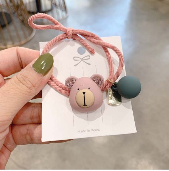 headrope girl bear hair band tie hair band girl mori headdress hair rope high elastic binding leather a79, Pink
headrope girl bear hair band tie hair band girl mori headdress hair rope high elastic binding leather a79, Pink