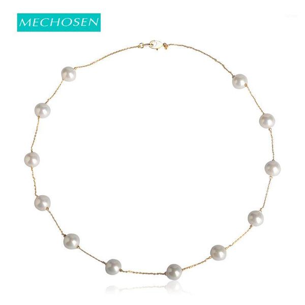 mechosen simple imitation pearls necklace for women girls gold color anniversary banquet jewelry thin chains collares de moda1, Silver
mechosen simple imitation pearls necklace for women girls gold color anniversary banquet jewelry thin chains collares de moda1, Silver