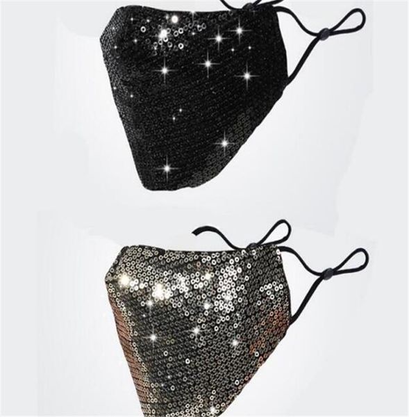 reusable washable sequin face bling paillette lady salon cotton mask dust-proof protective adjustable designer masks
reusable washable sequin face bling paillette lady salon cotton mask dust-proof protective adjustable designer masks