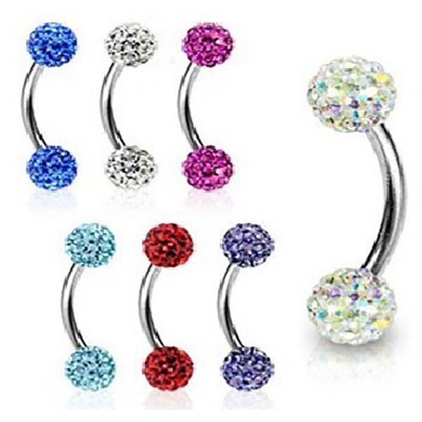 2pcs stainless steel eyebrow piercing ring crystal curved glitter eyebrow helix piercing labret ear women body pircing jewelry f bbywxi, Silver
2pcs stainless steel eyebrow piercing ring crystal curved glitter eyebrow helix piercing labret ear women body pircing jewelry f bbywxi, Silver