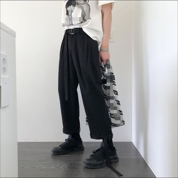 2021 new s-6xl men's trousers nine casual korean version of joker trend loose spring summer's thin x34k, Black 
2021 new s-6xl men's trousers nine casual korean version of joker trend loose spring summer's thin x34k, Black