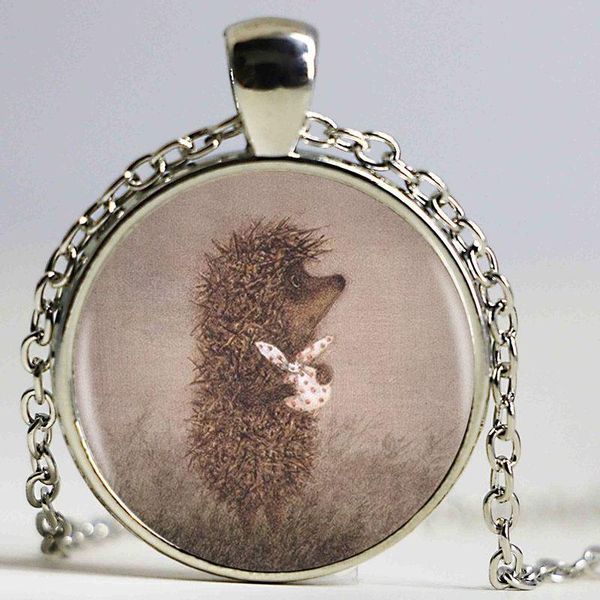hedgehog in the fog silver color pendant necklace long chian statement handmade fashion necklace for women
hedgehog in the fog silver color pendant necklace long chian statement handmade fashion necklace for women