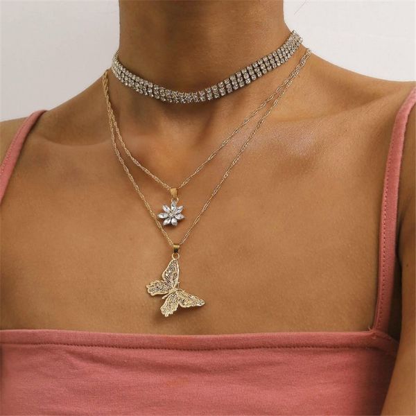 luxury multilayer clear cz tennis chain butterfly choker necklace women iced out bling chain rock hip hop necklaces jewelry
luxury multilayer clear cz tennis chain butterfly choker necklace women iced out bling chain rock hip hop necklaces jewelry