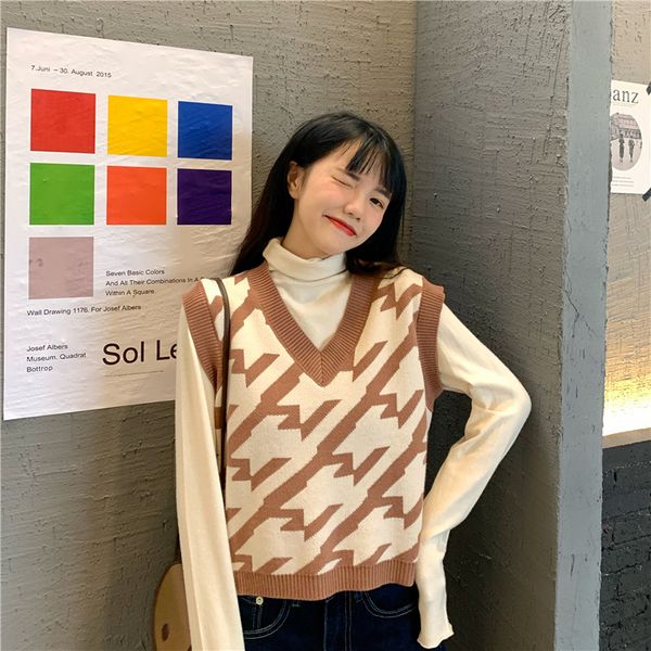net red waistcoat autumn and winter outerwear new loose short western style bandage dress sweaters waistcoat vest, Black;white
net red waistcoat autumn and winter outerwear new loose short western style bandage dress sweaters waistcoat vest, Black;white