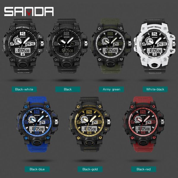sanda sports watch woman g style multifunctional chronograph clock ms led digital quartz wrist watches girl relogio feminino 842 bbywom, Silver
sanda sports watch woman g style multifunctional chronograph clock ms led digital quartz wrist watches girl relogio feminino 842 bbywom, Silver
