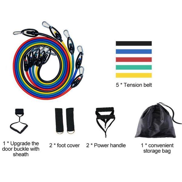 11pcs resistance band set abs pilates exercise fitness tube workout bands yoga multifunctional home outdoor fitness equipment
11pcs resistance band set abs pilates exercise fitness tube workout bands yoga multifunctional home outdoor fitness equipment
