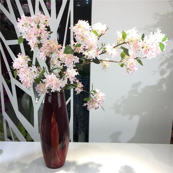 Flone 4 Branch Artificial Lilac Flowers Simulation Cherry Bouquet Fake Silk Flower Wedding Home Party Decor Floral Arrangement
Flone 4 Branch Artificial Lilac Flowers Simulation Cherry Bouquet Fake Silk Flower Wedding Home Party Decor Floral Arrangement