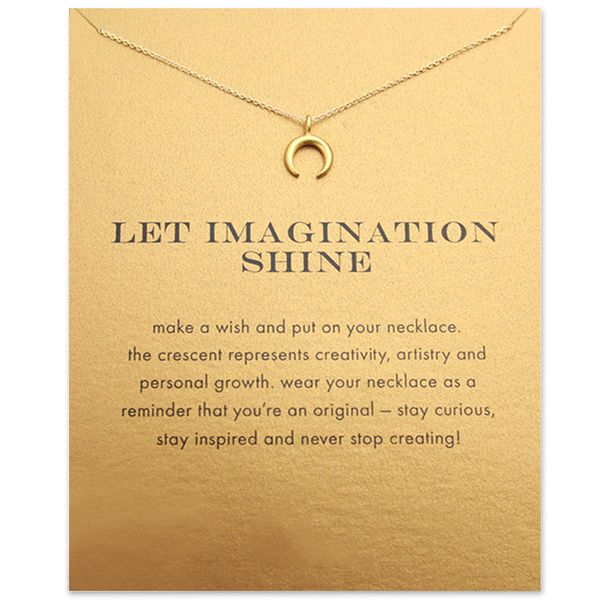chain choker necklaces with card gold silver crescent moon pendant necklace for fashion women jewelry let imagination shine
chain choker necklaces with card gold silver crescent moon pendant necklace for fashion women jewelry let imagination shine