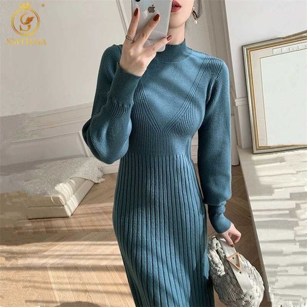 hma autumn and winter turtleneck sweater dres's lantern sleeve warm knitted long dresses vestidos 211221, Black;gray
hma autumn and winter turtleneck sweater dres's lantern sleeve warm knitted long dresses vestidos 211221, Black;gray