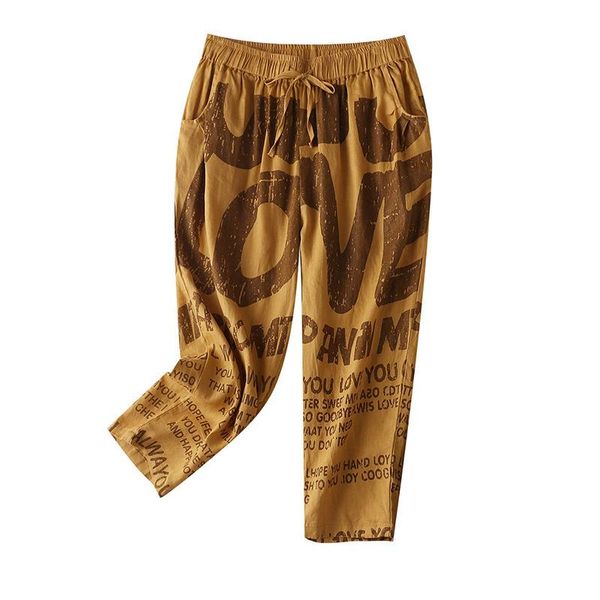 women's pants & capris harem calf-length 100% linen elastic loose casual letter high waist trousers women summer, Black;white
women's pants & capris harem calf-length 100% linen elastic loose casual letter high waist trousers women summer, Black;white