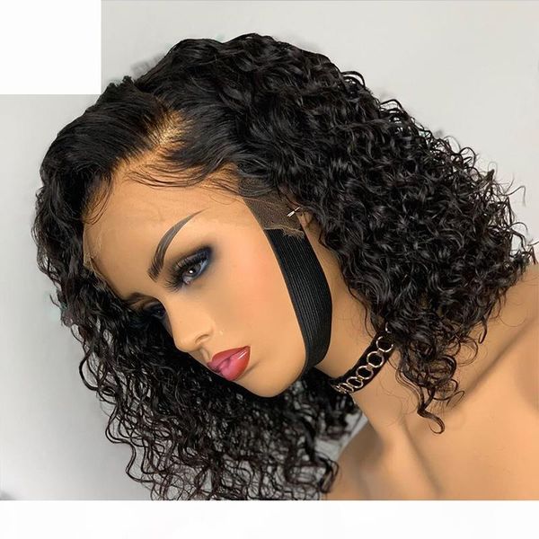 13x6 deep part curly lace front short bob wigs for black women kinky curly brazilian virgin hair wigs with baby hair 9a, Black;brown
13x6 deep part curly lace front short bob wigs for black women kinky curly brazilian virgin hair wigs with baby hair 9a, Black;brown