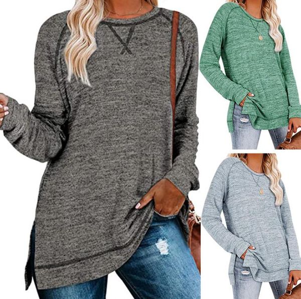 fall / winter 2020 new european and american amazon popular women's solid color sweater cross patch loose crew neck pullover, White
fall / winter 2020 new european and american amazon popular women's solid color sweater cross patch loose crew neck pullover, White