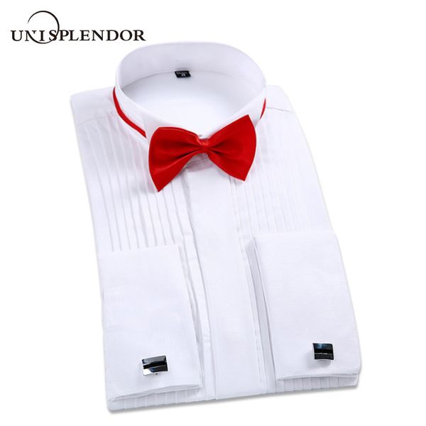 men wedding tuxedo long sleeve dress shirts french fold man cufflinks swallowtail button gentleman party shirt yn10367 y200104, White;black
men wedding tuxedo long sleeve dress shirts french fold man cufflinks swallowtail button gentleman party shirt yn10367 y200104, White;black