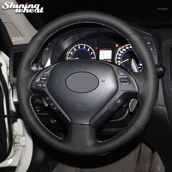 shining wheat black genuine leather steering wheel cover for infiniti qx50 g25 g35 g37 ex25 ex35 ex37 2008-20131
shining wheat black genuine leather steering wheel cover for infiniti qx50 g25 g35 g37 ex25 ex35 ex37 2008-20131