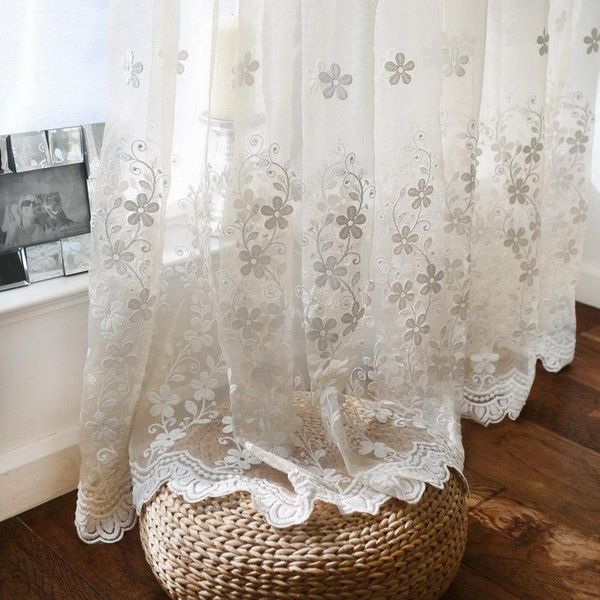 curtain & drapes simple european white color dimensional lace embroidered tulle sheer for bedroom or living room window voile
curtain & drapes simple european white color dimensional lace embroidered tulle sheer for bedroom or living room window voile