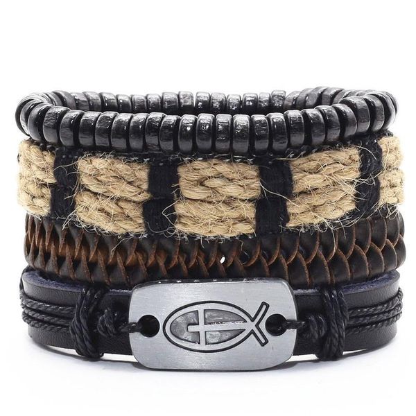 fish cross infinity black beads charm handmade woven men leather bracelets women vintage bangle male jewelry acc qylpdo, Golden;silver
fish cross infinity black beads charm handmade woven men leather bracelets women vintage bangle male jewelry acc qylpdo, Golden;silver