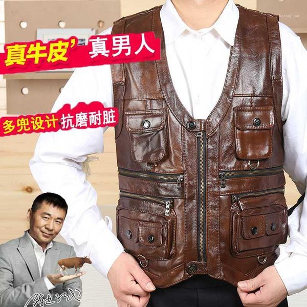 coo 2020 multi-pockets full-grain leather vest v-neck casual leather vest1, Black;white
coo 2020 multi-pockets full-grain leather vest v-neck casual leather vest1, Black;white