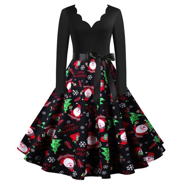 woman winter dress christmas dresses women vintage robe swing pinup elegant party dress long sleeve casual plus size print #t1g, Black;gray
woman winter dress christmas dresses women vintage robe swing pinup elegant party dress long sleeve casual plus size print #t1g, Black;gray