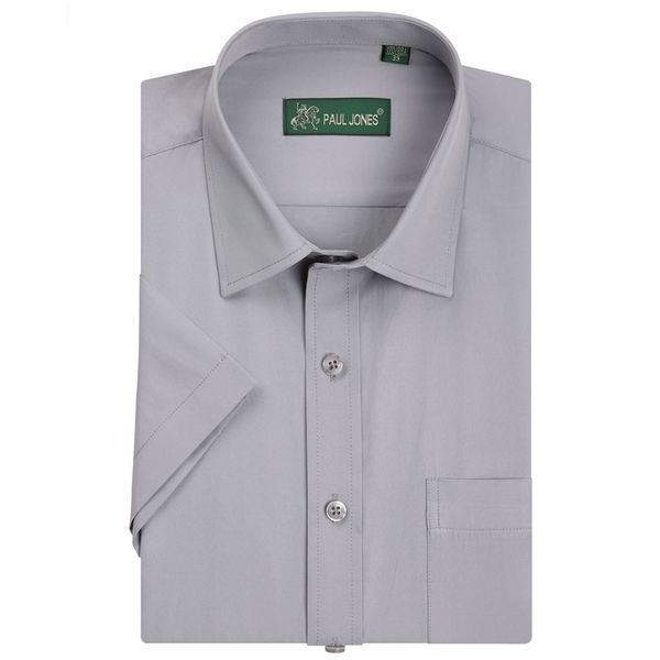 men's short sleeve shirts men business formal dress shirts social shirt classic style brand non-iron male shirts office wear 201123, White;black
men's short sleeve shirts men business formal dress shirts social shirt classic style brand non-iron male shirts office wear 201123, White;black
