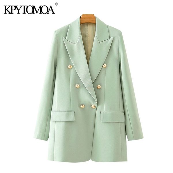 kpytomoa women 2020 fashion office wear double breasted blazer coat vintage long sleeve pockets female outerwear chic lj201214, White;black
kpytomoa women 2020 fashion office wear double breasted blazer coat vintage long sleeve pockets female outerwear chic lj201214, White;black