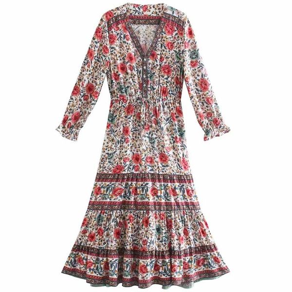 casual dresses beige 2021 spring turquoise long sleeve women drawstring maxi dress tiered floral summer boho party beach wear, Black;gray
casual dresses beige 2021 spring turquoise long sleeve women drawstring maxi dress tiered floral summer boho party beach wear, Black;gray