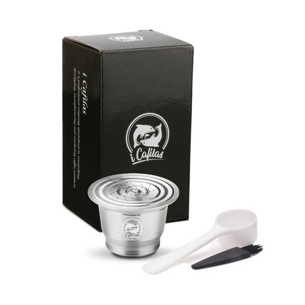 1pc icafilas stianless steel reusable cup for nespresso vertuo capsule filter espresso refillable coffee tool q0109
1pc icafilas stianless steel reusable cup for nespresso vertuo capsule filter espresso refillable coffee tool q0109