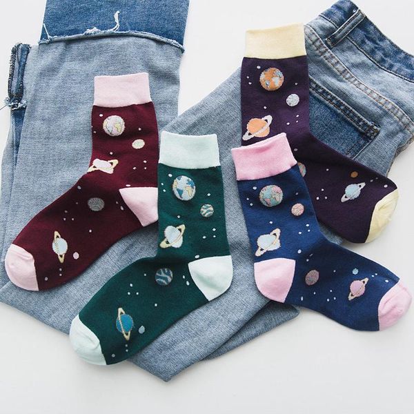 art cartoon planet creative crew cute funny socks abstract jacquard painting divertidos characters hip hop fashion socks women, Black;white
art cartoon planet creative crew cute funny socks abstract jacquard painting divertidos characters hip hop fashion socks women, Black;white