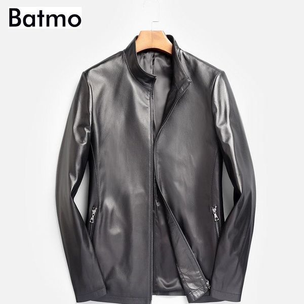 batmo 2017 new arrival summer 100% sheepskin genuine leather men,casual sleepskin jacket men 10011, Black
batmo 2017 new arrival summer 100% sheepskin genuine leather men,casual sleepskin jacket men 10011, Black