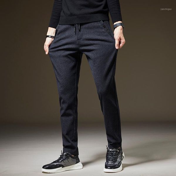 men's spring autumn smart casual pants classic style cotton straight-leg trousers male brand men clothing black grey blue,99081
men's spring autumn smart casual pants classic style cotton straight-leg trousers male brand men clothing black grey blue,99081