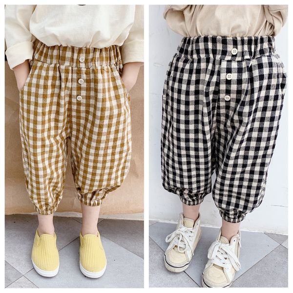 2021 new spring autumn casual trousers kids cotton plaid girls harem pants z9k9, Blue
2021 new spring autumn casual trousers kids cotton plaid girls harem pants z9k9, Blue