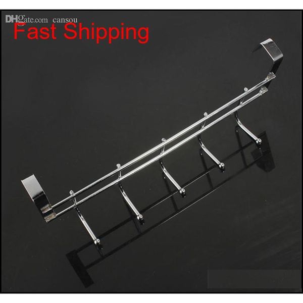 wholesale-5 hooks stainless steel over door home bathroom kitchen coat towel loop hanger rack hold qylxur new_dhbest
wholesale-5 hooks stainless steel over door home bathroom kitchen coat towel loop hanger rack hold qylxur new_dhbest