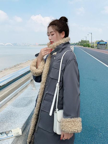 parker cotton-padded jacket women's winter clothing 2021 new korean version of the loose mid-length padded coat thick lamb wool, Black
parker cotton-padded jacket women's winter clothing 2021 new korean version of the loose mid-length padded coat thick lamb wool, Black