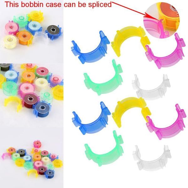 splicable reusable bobbins with a new bobbin clip for embroidery patchwork needle craft flower button stitch holder diy sewing1, Black
splicable reusable bobbins with a new bobbin clip for embroidery patchwork needle craft flower button stitch holder diy sewing1, Black
