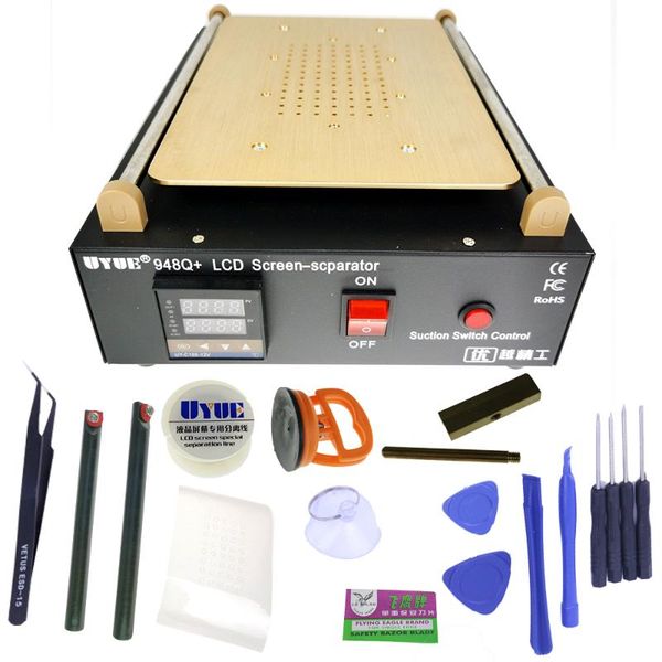 11 inches 11'' lcd separator machine touch screen refurbished repair uyue 948q+ split screen machine phone heating platform 
11 inches 11'' lcd separator machine touch screen refurbished repair uyue 948q+ split screen machine phone heating platform